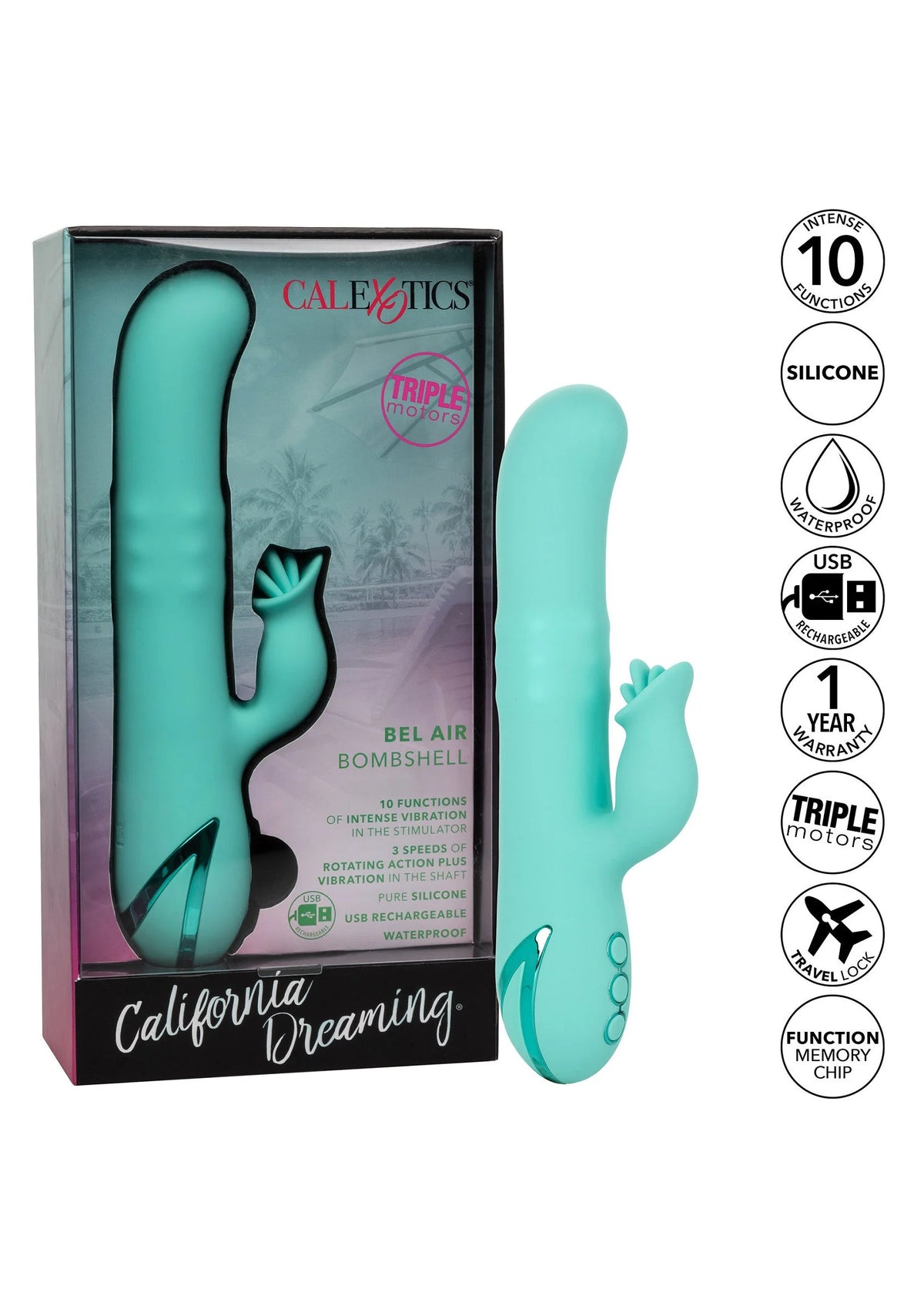 Bestel: California Dreaming Bel Air Bombshell by CalExotics - bij Happytoys.nl, happytoys.be, Happytoys.ae: erotische sex webshop | liever Happy dan Easy ⭐⭐⭐⭐⭐