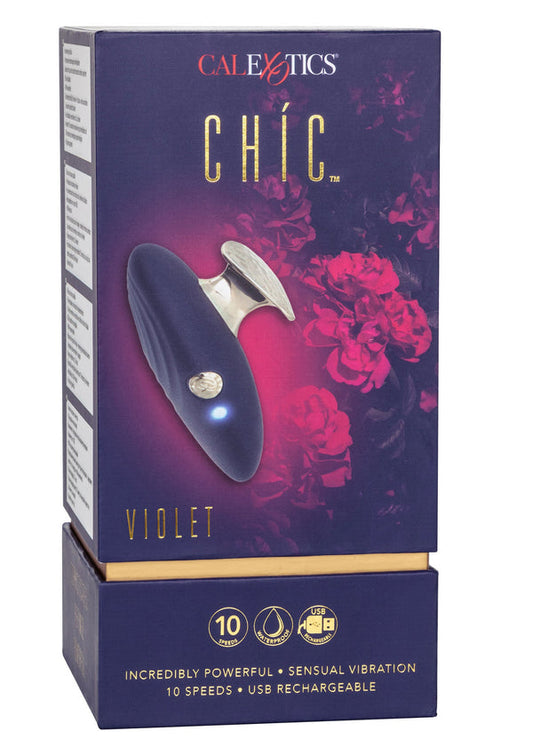 Bestel: Violet Personal Massager Vibrator by CalExotics Chic - bij Happytoys: de erotische sex webshop | liever Happy dan Easy ⭐⭐⭐⭐⭐