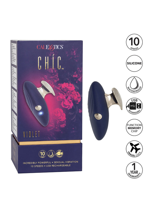 Bestel: Violet Personal Massager Vibrator by CalExotics Chic - bij Happytoys: de erotische sex webshop | liever Happy dan Easy ⭐⭐⭐⭐⭐