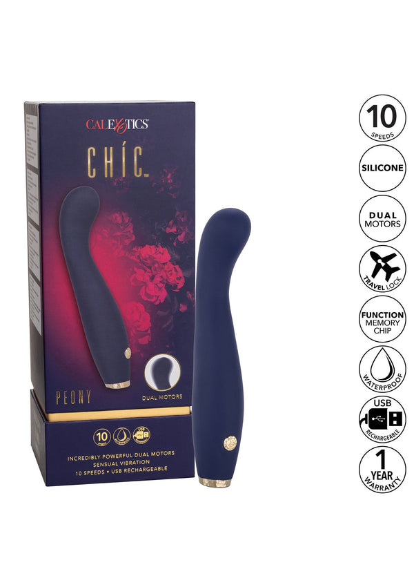 Bestel: Chic Peony Wand Vibrator by CalExotics Chic - bij Happytoys: de erotische sex webshop | liever Happy dan Easy ⭐⭐⭐⭐⭐