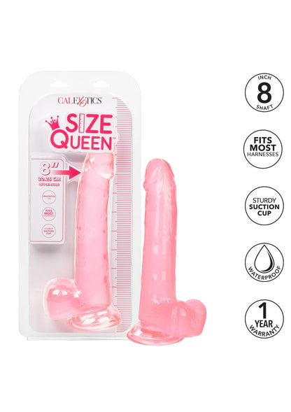 Bestel: Queen Size Dong 8 inch by CalExotics Size Queen - bij Happytoys.nl, happytoys.be, Happytoys.ae: erotische sex webshop | liever Happy dan Easy ⭐⭐⭐⭐⭐