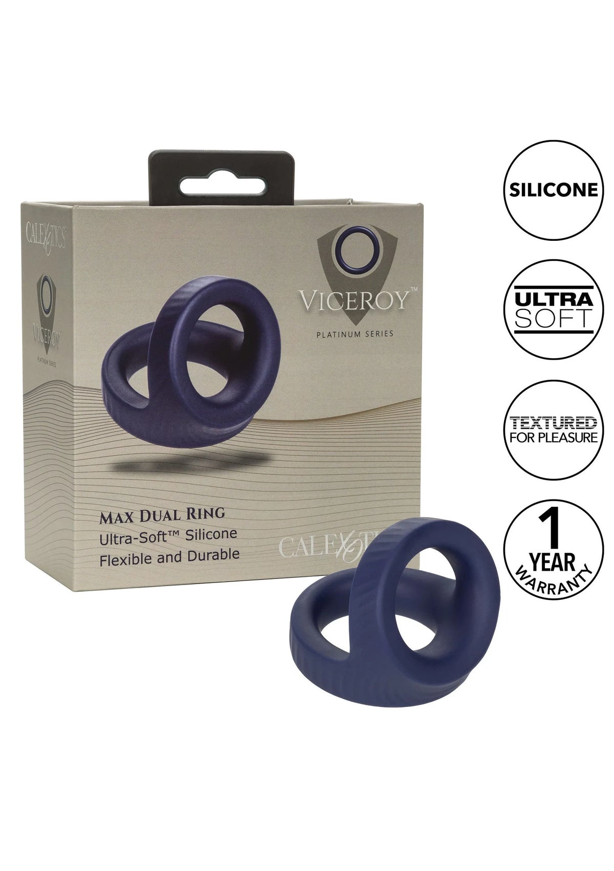 Bestel: Viceroy Max Dual Ring by CalExotics Viceroy - bij Happytoys.nl, happytoys.be, Happytoys.ae: erotische sex webshop | liever Happy dan Easy ⭐⭐⭐⭐⭐