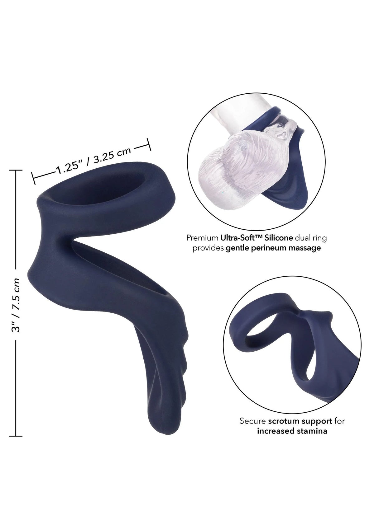 Bestel: Viceroy Perineum Dual Ring - bij Happytoys.nl, happytoys.be, Happytoys.ae: erotische sex webshop | liever Happy dan Easy ⭐⭐⭐⭐⭐
