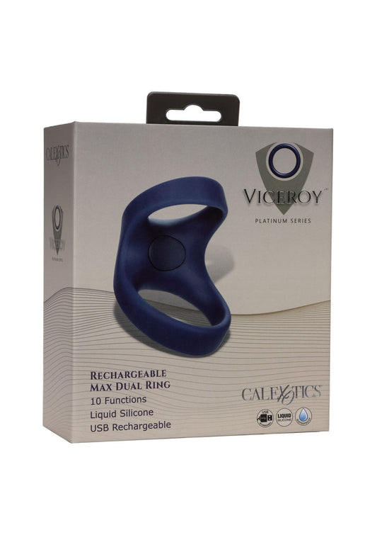 Bestel: Rechargeable Max Dual Ring by CalExotics Viceroy - bij Happytoys: de erotische sex webshop | liever Happy dan Easy ⭐⭐⭐⭐⭐