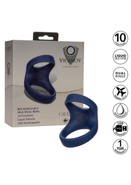 Bestel: Rechargeable Max Dual Ring by CalExotics Viceroy - bij Happytoys: de erotische sex webshop | liever Happy dan Easy ⭐⭐⭐⭐⭐