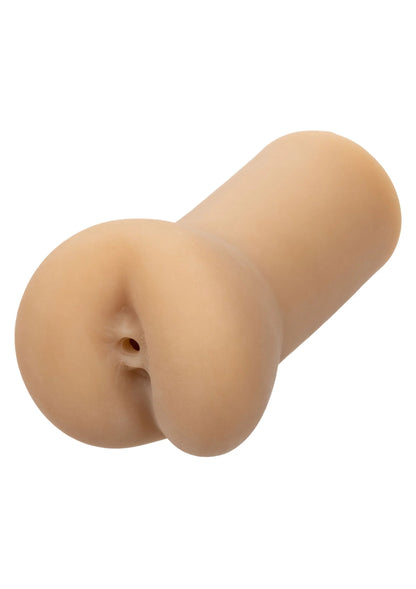 Bestel: Cheap Thrills The Leather Daddy Stroker Masturbator by CalExotics - bij Happytoys.nl, happytoys.be, Happytoys.ae: erotische sex webshop | liever Happy dan Easy ⭐⭐⭐⭐⭐ - Default Title - 14614 - CARAMEL