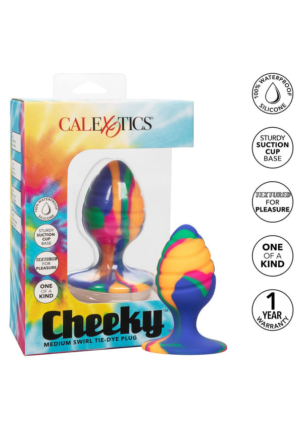 Bestel: Medium Swirl Plug by CalExotics Cheeky - bij Happytoys: de erotische sex webshop | liever Happy dan Easy ⭐⭐⭐⭐⭐