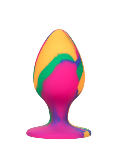 Bestel: Cheeky Large Tie - Dye Plug - bij Happytoys.nl, happytoys.be, Happytoys.ae: erotische sex webshop | liever Happy dan Easy ⭐⭐⭐⭐⭐ - Default Title - 14652 - MULTICOLOR