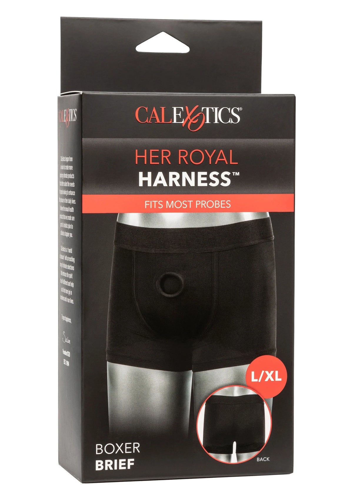 Bestel: Boxer Brief voor Strap - On by CalExotics - bij Happytoys.nl, happytoys.be, Happytoys.ae: erotische sex webshop | liever Happy dan Easy ⭐⭐⭐⭐⭐ - S/M - 14693 - BLACK - S/M