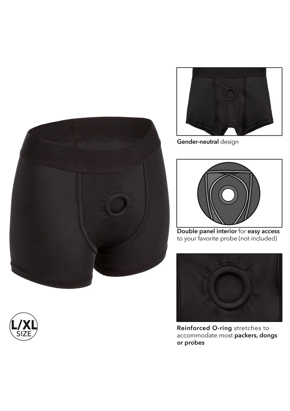 Bestel: Boxer Brief voor Strap - On by CalExotics - bij Happytoys.nl, happytoys.be, Happytoys.ae: erotische sex webshop | liever Happy dan Easy ⭐⭐⭐⭐⭐
