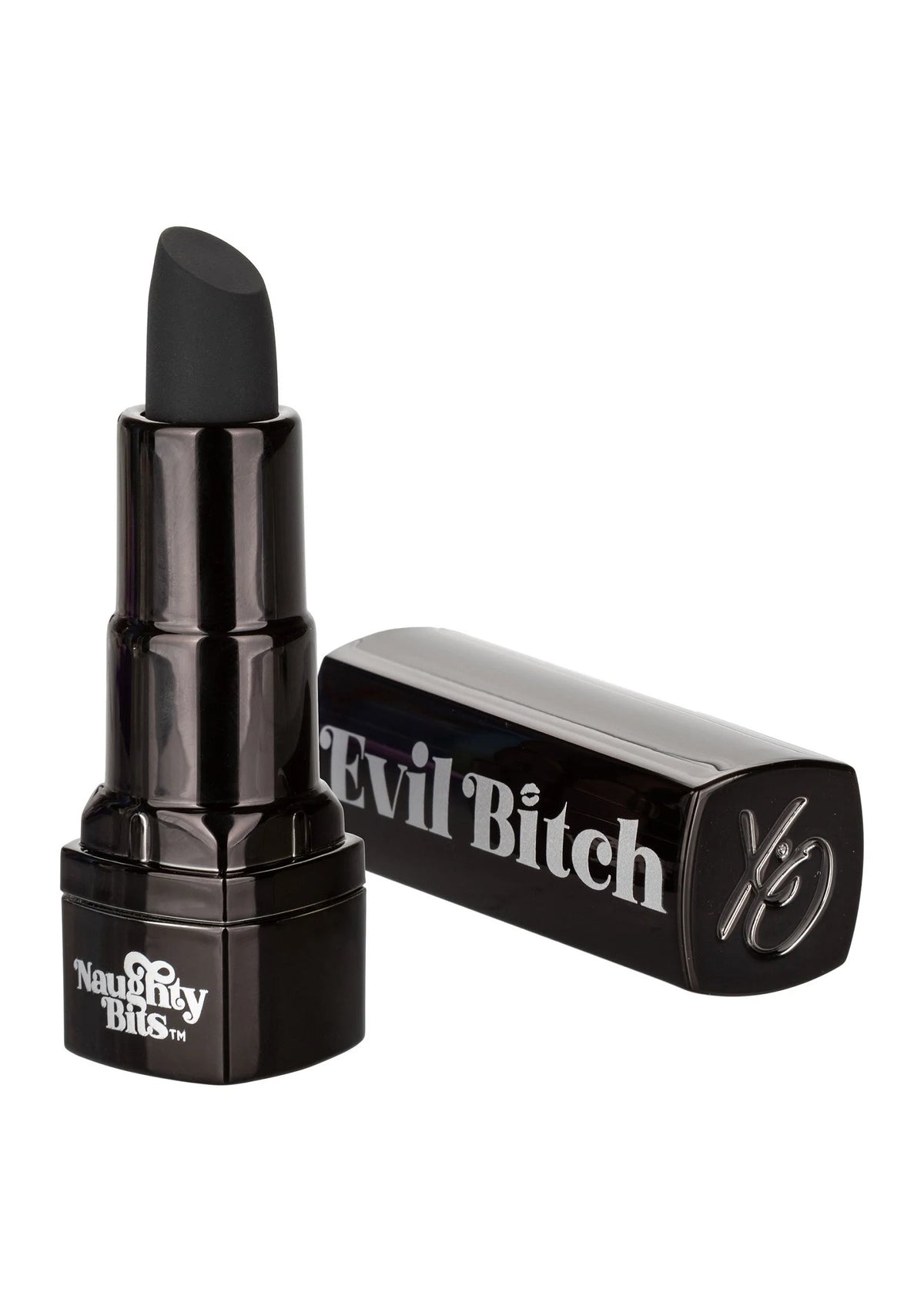 Bestel: Naughty Bits Evil Bitch Lipstick Vibrator by CalExotics - bij Happytoys.nl, happytoys.be, Happytoys.ae: erotische sex webshop | liever Happy dan Easy ⭐⭐⭐⭐⭐ - Default Title - 14720 - BLACK