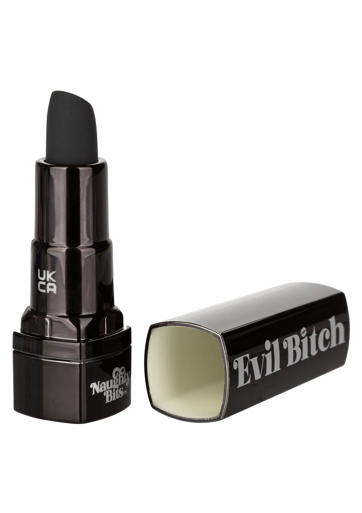 Bestel: Naughty Bits Evil Bitch Lipstick Vibrator by CalExotics - bij Happytoys.nl, happytoys.be, Happytoys.ae: erotische sex webshop | liever Happy dan Easy ⭐⭐⭐⭐⭐
