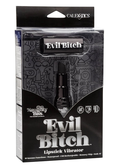 Bestel: Naughty Bits Evil Bitch Lipstick Vibrator by CalExotics - bij Happytoys.nl, happytoys.be, Happytoys.ae: erotische sex webshop | liever Happy dan Easy ⭐⭐⭐⭐⭐