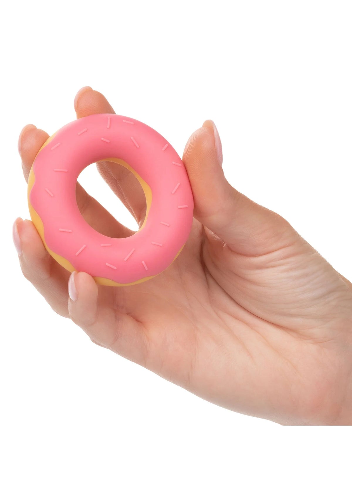 Bestel: Naughty Bits Dickin’ Donuts Silicone Donut Cock RIng by CalExotics - bij Happytoys.nl, happytoys.be, Happytoys.ae: erotische sex webshop | liever Happy dan Easy ⭐⭐⭐⭐⭐