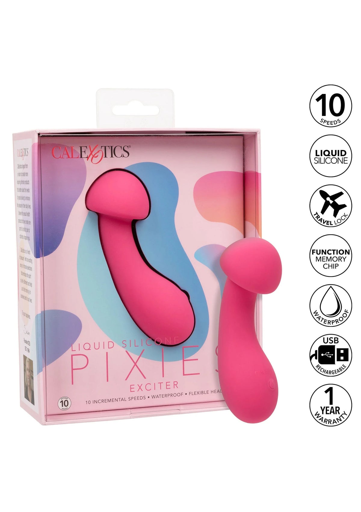 Bestel: Liquid Silicone Pixies Exciter vibrator by CalExotics - bij Happytoys.nl, happytoys.be, Happytoys.ae: erotische sex webshop | liever Happy dan Easy ⭐⭐⭐⭐⭐
