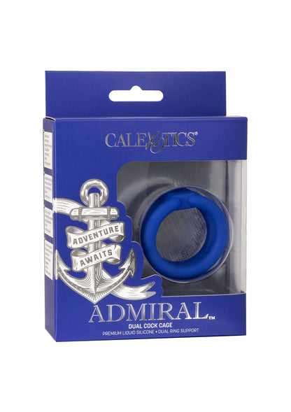 Bestel: Admiral Dual Cock Cage by CalExotics - bij Happytoys.nl, happytoys.be, Happytoys.ae: erotische sex webshop | liever Happy dan Easy ⭐⭐⭐⭐⭐