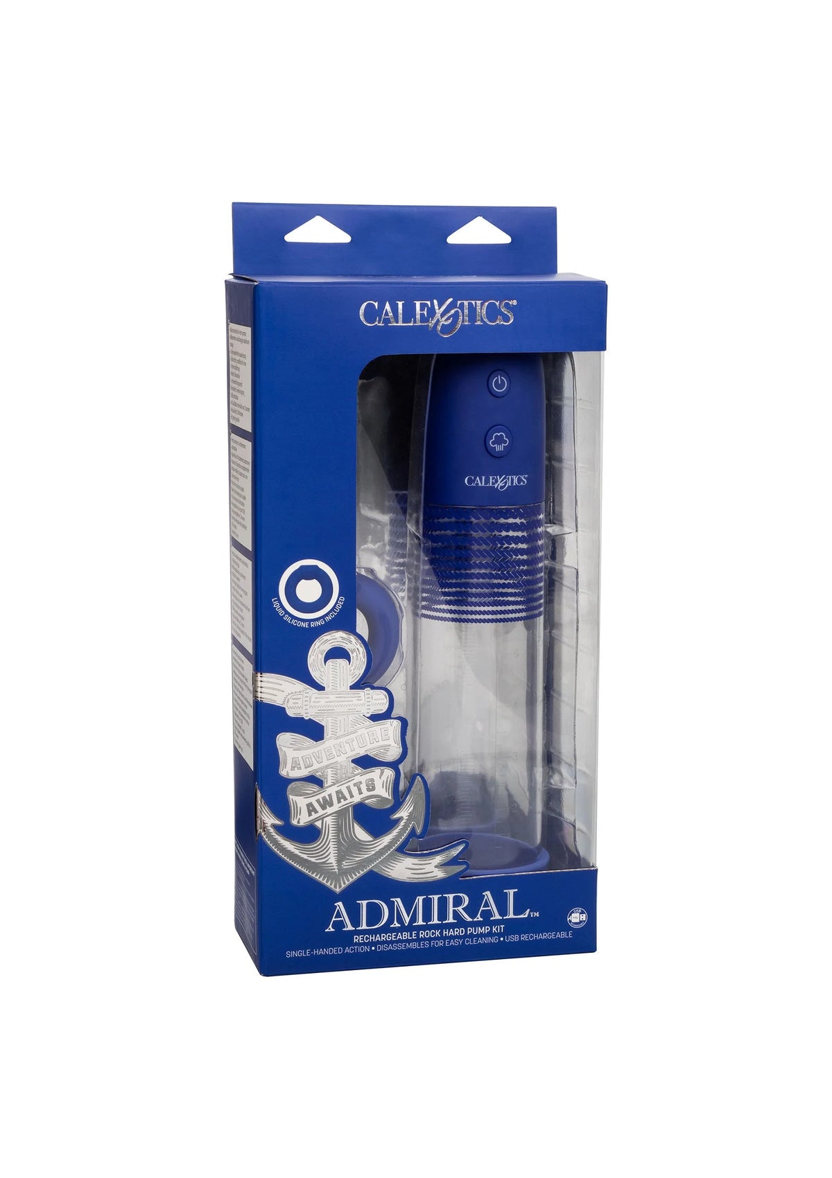 Bestel: Admiral Rechargeable Rock Hard Pump Kit by CalExotics - bij Happytoys.nl, happytoys.be, Happytoys.ae: erotische sex webshop | liever Happy dan Easy ⭐⭐⭐⭐⭐