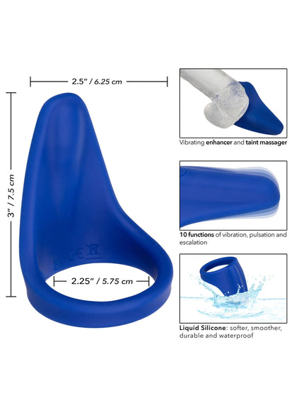 Bestel: Admiral Liquid Silicone Vibrating Perineum Massager & Ring by CalExotics Admiral - bij Happytoys.nl, happytoys.be, Happytoys.ae: erotische sex webshop | liever Happy dan Easy ⭐⭐⭐⭐⭐