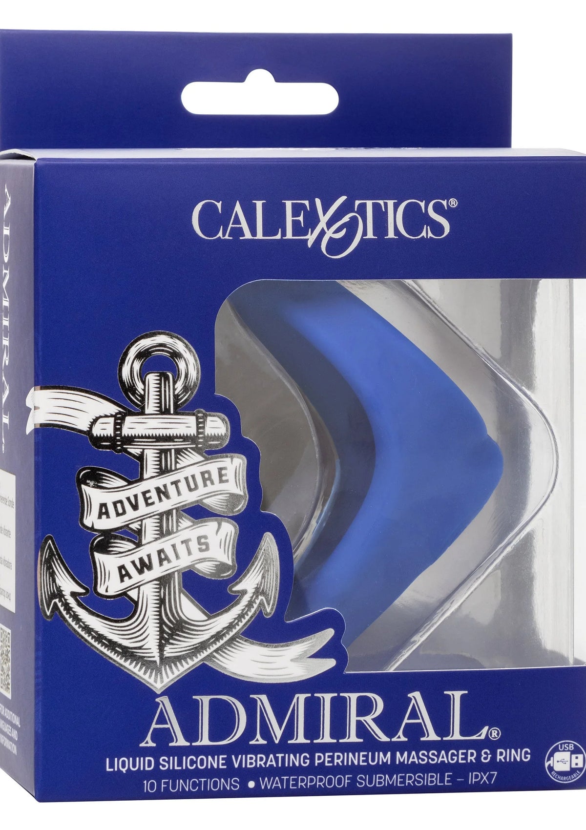 Bestel: Admiral Liquid Silicone Vibrating Perineum Massager & Ring by CalExotics Admiral - bij Happytoys.nl, happytoys.be, Happytoys.ae: erotische sex webshop | liever Happy dan Easy ⭐⭐⭐⭐⭐