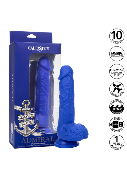 Bestel: Admiral 7” Vibrating Sailor by CalExotics - bij Happytoys.nl, happytoys.be, Happytoys.ae: erotische sex webshop | liever Happy dan Easy ⭐⭐⭐⭐⭐