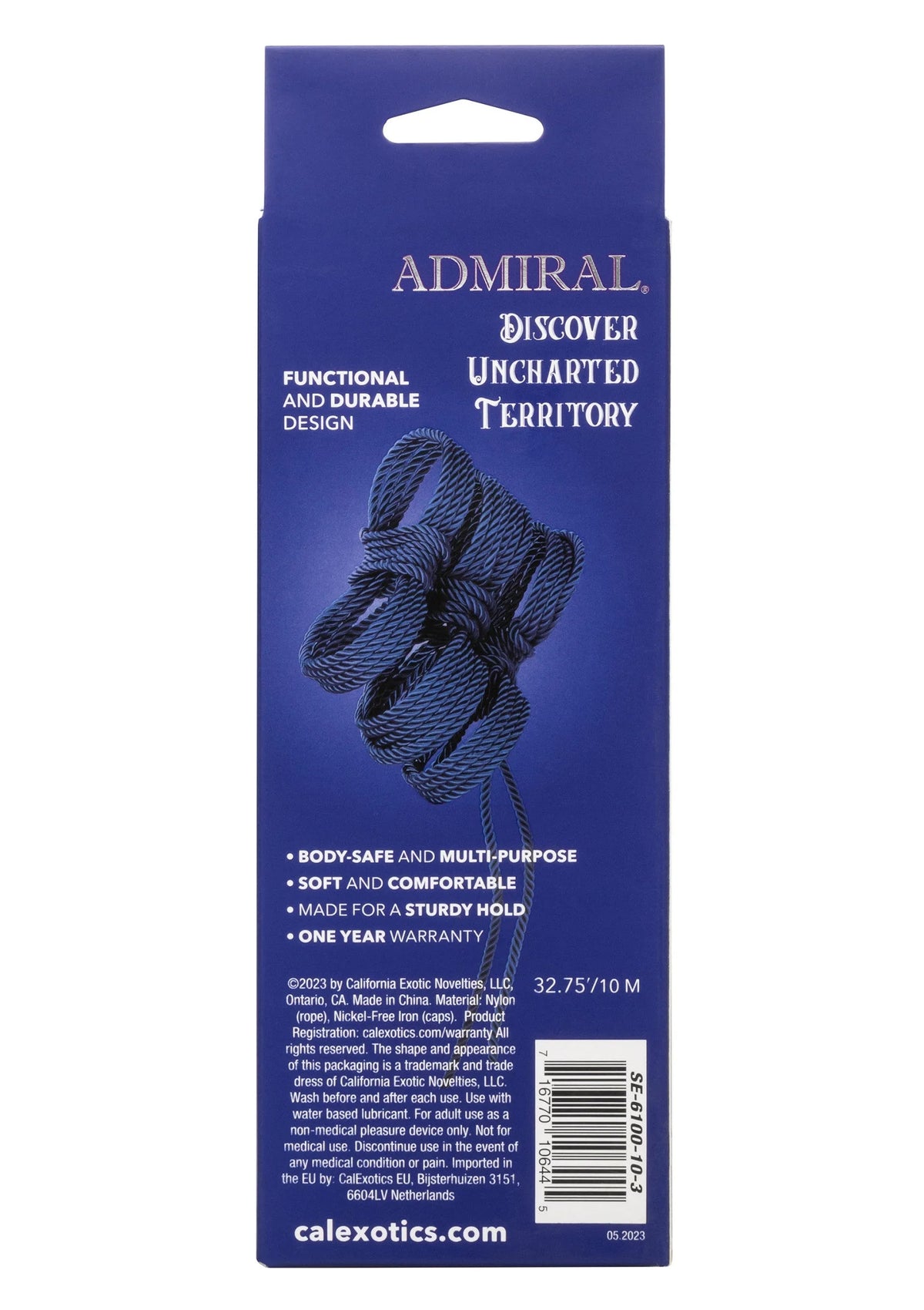 Bestel: Admiral Rope 32.75’/10 M byCalExotics - bij Happytoys.nl, happytoys.be, Happytoys.ae: erotische sex webshop | liever Happy dan Easy ⭐⭐⭐⭐⭐