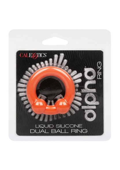 Alpha Dual Ball Ring by CalExotics - Happytoys Sexshop: online sex shop for Feeling Happy & Easy 😊 - Discreet geleverd