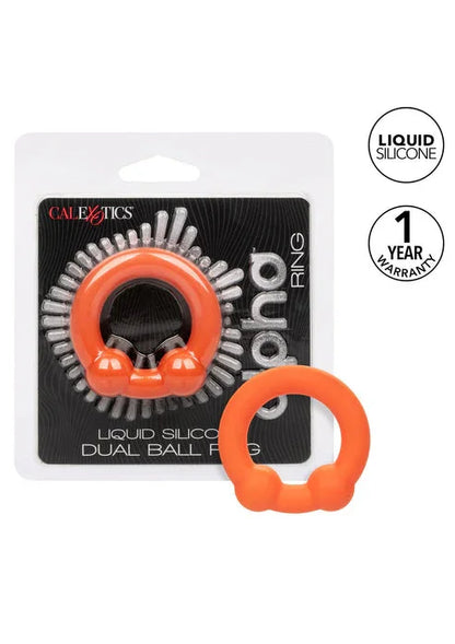 Alpha Dual Ball Ring by CalExotics - Happytoys Sexshop: online sex shop for Feeling Happy & Easy 😊 - Discreet geleverd