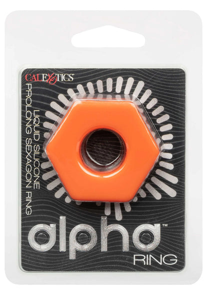 Bestel: Alpha Liquid Silicone Prolong Sexagon Ring by CalExotics - bij Happytoys.nl, happytoys.be, Happytoys.ae: erotische sex webshop | liever Happy dan Easy ⭐⭐⭐⭐⭐