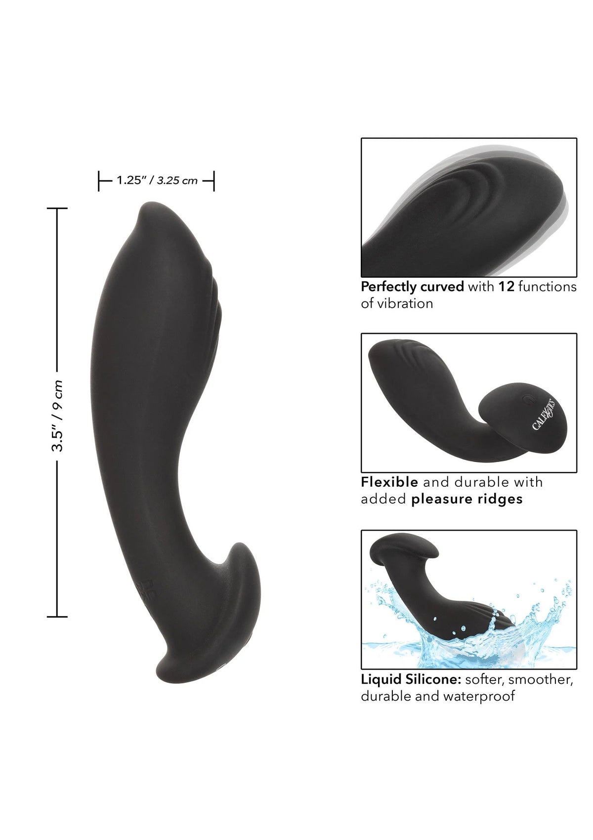 Bestel: Eclipse Liquid Silicone Flex Probe Vibrator by CalExotics - bij Happytoys.nl, happytoys.be, Happytoys.ae: erotische sex webshop | liever Happy dan Easy ⭐⭐⭐⭐⭐
