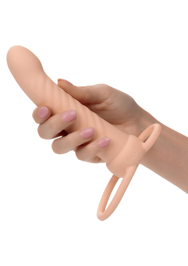 Bestel: Ribbed Dual Penetrator by CalExotics Performance Maxx - bij Happytoys: de erotische sex webshop | liever Happy dan Easy ⭐⭐⭐⭐⭐