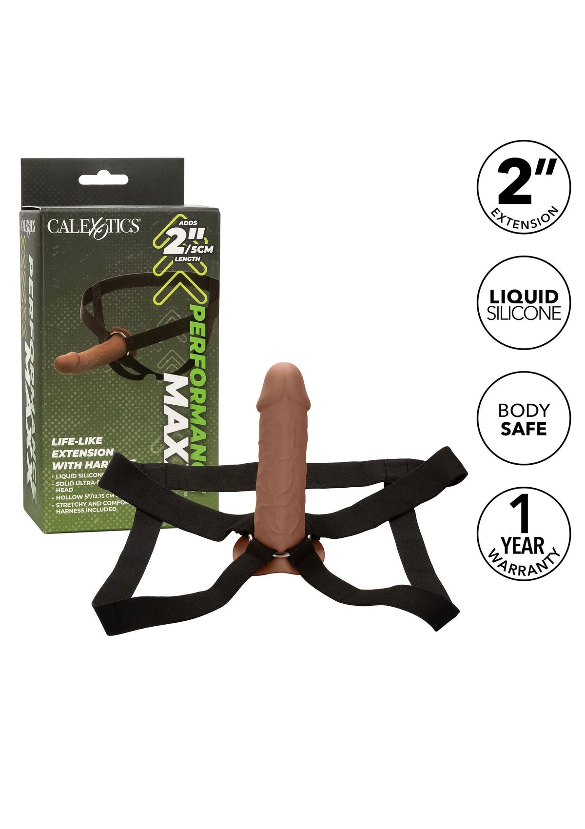 Bestel: Life - Like Extension W Harness by CalExotics - bij Happytoys.nl, happytoys.be, Happytoys.ae: erotische sex webshop | liever Happy dan Easy ⭐⭐⭐⭐⭐