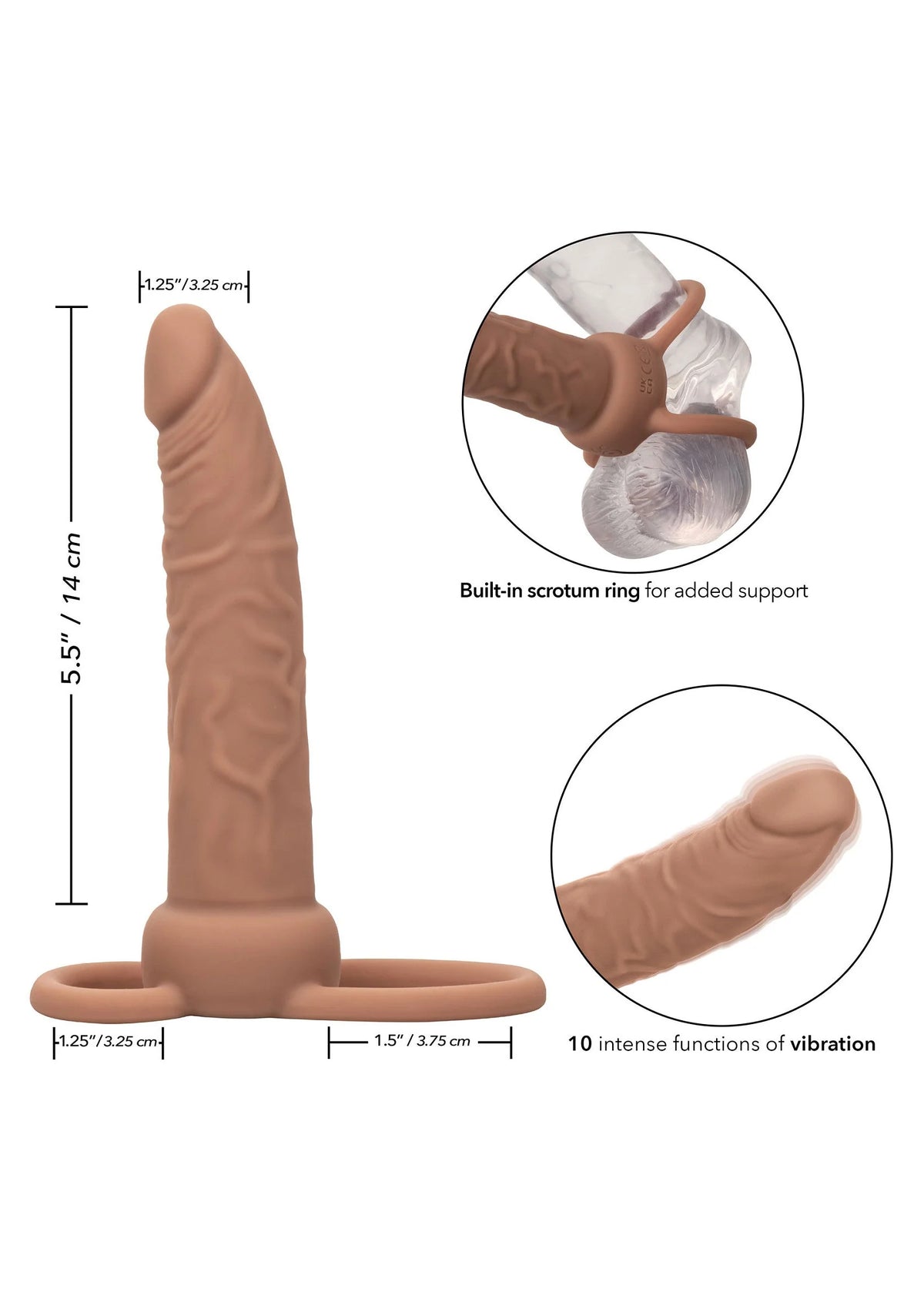 Bestel: Rechargeable Dual Penetrator by CalExotics - bij Happytoys.nl, happytoys.be, Happytoys.ae: erotische sex webshop | liever Happy dan Easy ⭐⭐⭐⭐⭐