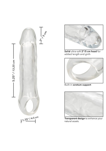 Bestel: Performance Maxx Clear Extension 7.5' by CalExotics - bij Happytoys: de erotische sex webshop | liever Happy dan Easy ⭐⭐⭐⭐⭐