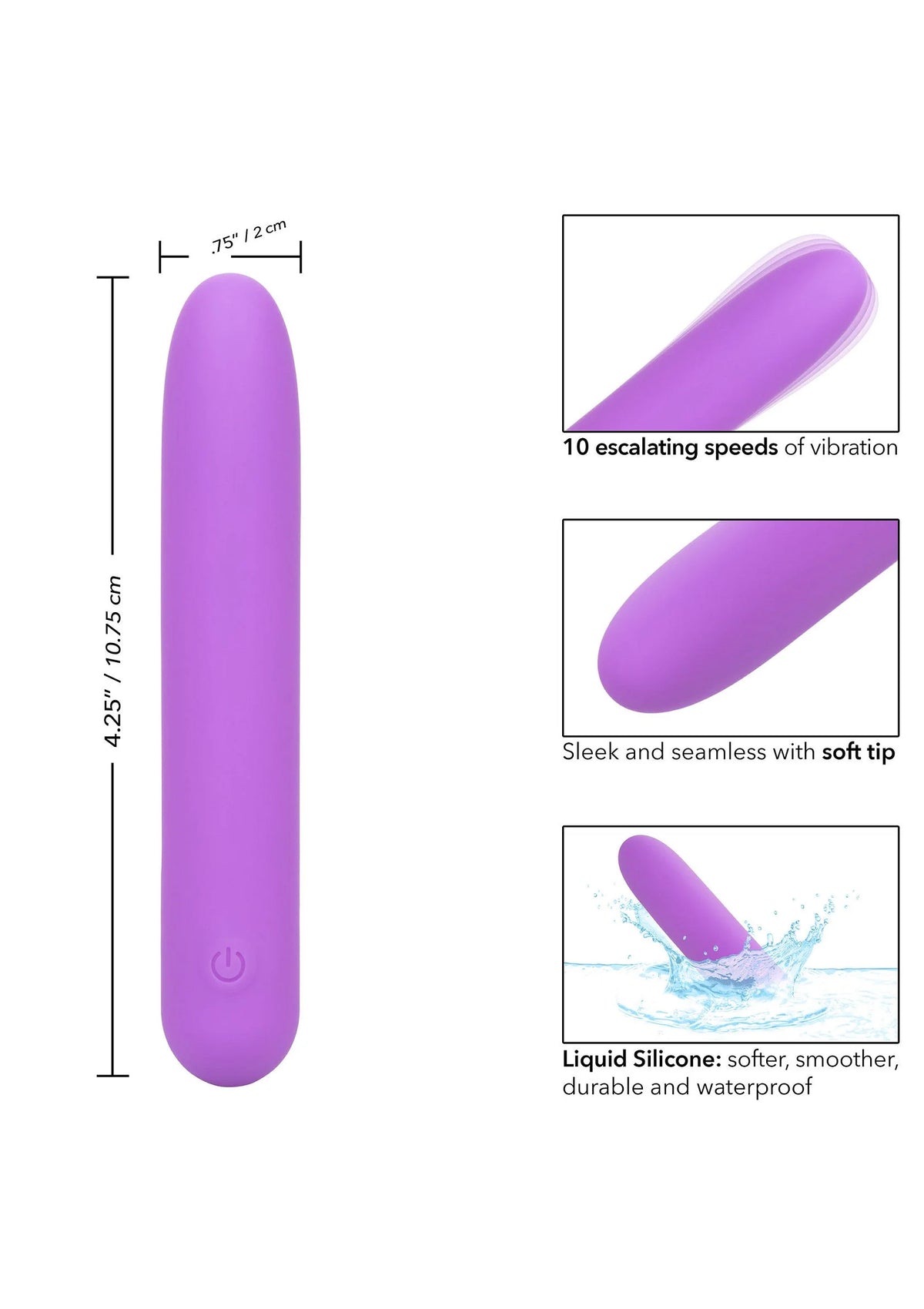 Bestel: Bliss Mini Vibrator - bij Happytoys.nl, happytoys.be, Happytoys.ae: erotische sex webshop | liever Happy dan Easy ⭐⭐⭐⭐⭐