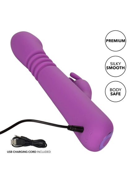 Bestel: Jack Rabbit Elite Thrusting Rabbit vibrator by CalExotics - bij Happytoys.nl, happytoys.be, Happytoys.ae: erotische sex webshop | liever Happy dan Easy ⭐⭐⭐⭐⭐