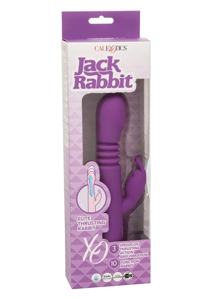 Bestel: Jack Rabbit Elite Thrusting Rabbit vibrator by CalExotics - bij Happytoys.nl, happytoys.be, Happytoys.ae: erotische sex webshop | liever Happy dan Easy ⭐⭐⭐⭐⭐