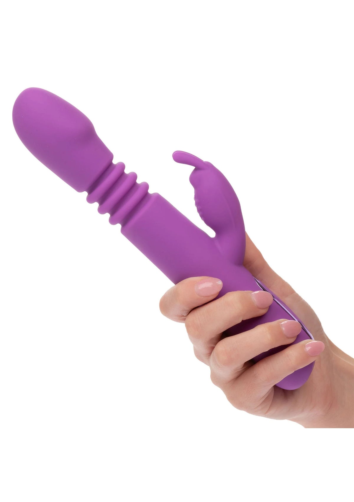 Bestel: Jack Rabbit Elite Thrusting Rabbit vibrator by CalExotics - bij Happytoys.nl, happytoys.be, Happytoys.ae: erotische sex webshop | liever Happy dan Easy ⭐⭐⭐⭐⭐