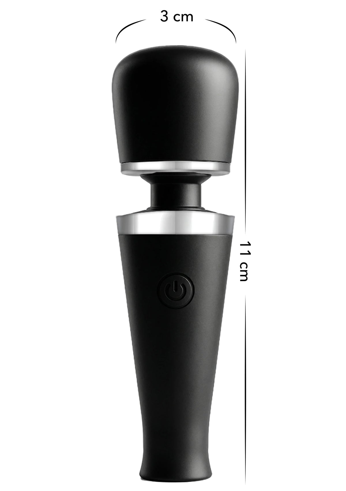 Bestel: Travel Wand Massager by Caresse - bij Happytoys: de erotische sex webshop | liever Happy dan Easy ⭐⭐⭐⭐⭐