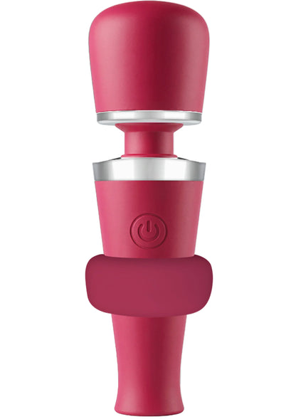 Bestel: Travel Wand Massager by Caresse - bij Happytoys: de erotische sex webshop | liever Happy dan Easy ⭐⭐⭐⭐⭐