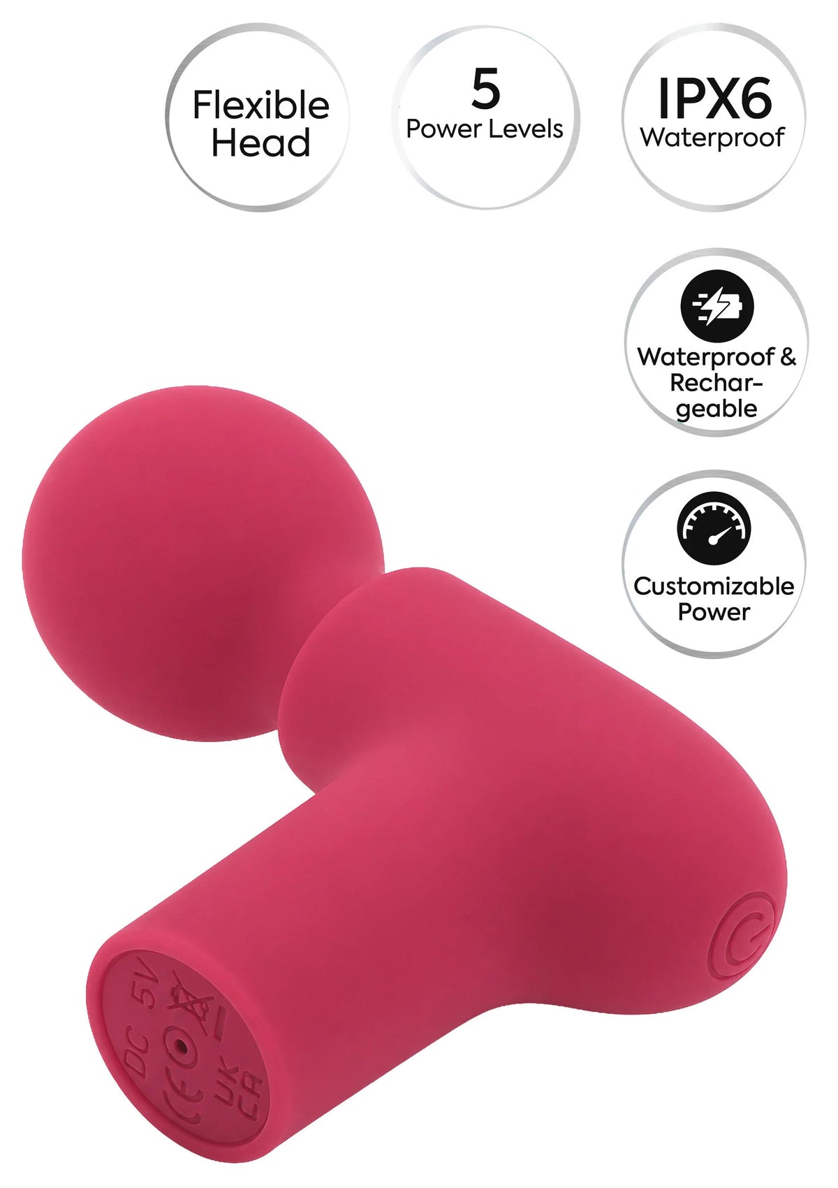 Bestel: Power Gun Massager by Caresse - bij Happytoys: de erotische sex webshop | liever Happy dan Easy ⭐⭐⭐⭐⭐