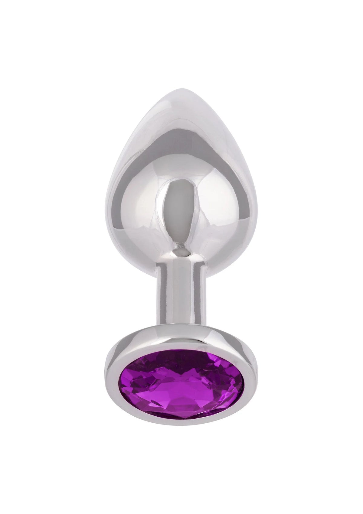 Bestel: Jewel Large Amethyst Plug by CalExotics - bij Happytoys.nl, happytoys.be, Happytoys.ae: erotische sex webshop | liever Happy dan Easy ⭐⭐⭐⭐⭐ - Default Title - 16513 - PURPLE