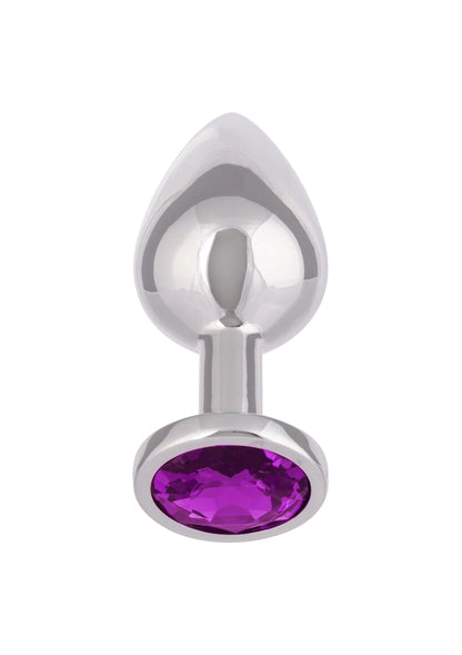 Bestel: Jewel Large Amethyst Plug by CalExotics - bij Happytoys.nl, happytoys.be, Happytoys.ae: erotische sex webshop | liever Happy dan Easy ⭐⭐⭐⭐⭐ - Default Title - 16513 - PURPLE