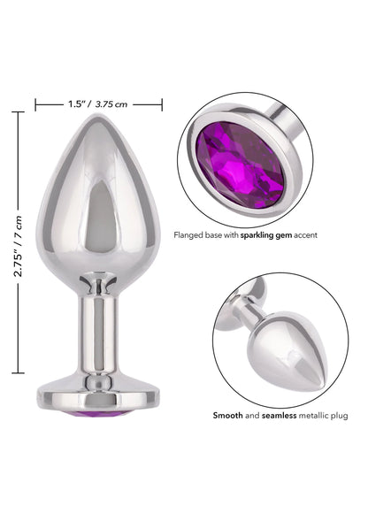 Bestel: Jewel Large Amethyst Plug by CalExotics - bij Happytoys.nl, happytoys.be, Happytoys.ae: erotische sex webshop | liever Happy dan Easy ⭐⭐⭐⭐⭐