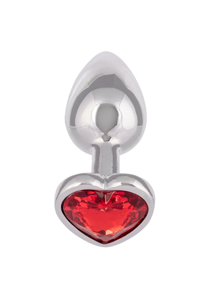 Bestel: Jewel Small Ruby Heart Plug by CalExotics - bij Happytoys.nl, happytoys.be, Happytoys.ae: erotische sex webshop | liever Happy dan Easy ⭐⭐⭐⭐⭐ - Default Title - 16514 - RED