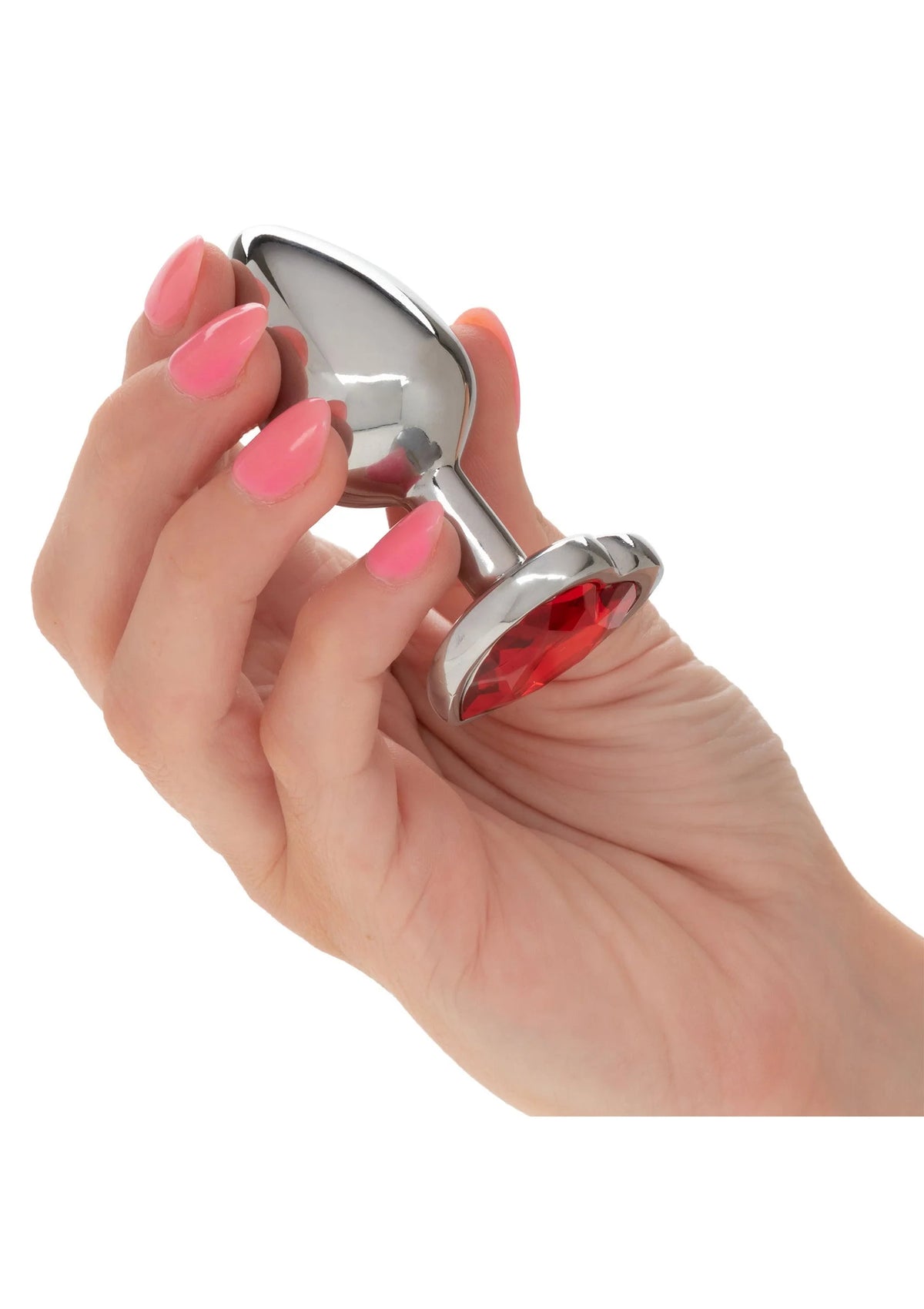Bestel: Jewel Small Ruby Heart Plug by CalExotics - bij Happytoys.nl, happytoys.be, Happytoys.ae: erotische sex webshop | liever Happy dan Easy ⭐⭐⭐⭐⭐