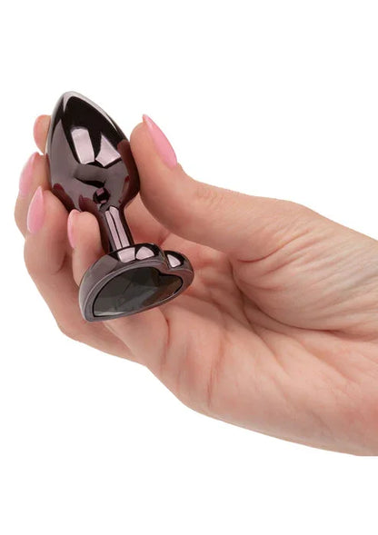 Diamond Heart Plug Small by CalExotics - Happytoys Sexshop: online sex shop for Feeling Happy & Easy 😊 - Discreet geleverd