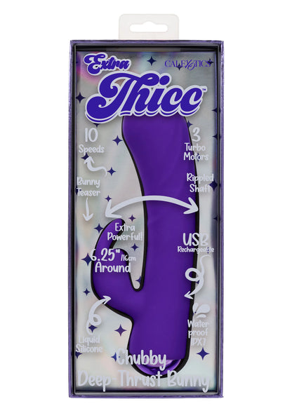 Bestel: Thicc Chubby Deep Thrust Bunny by CalExotics Enchanted - bij Happytoys: de erotische sex webshop | liever Happy dan Easy ⭐⭐⭐⭐⭐