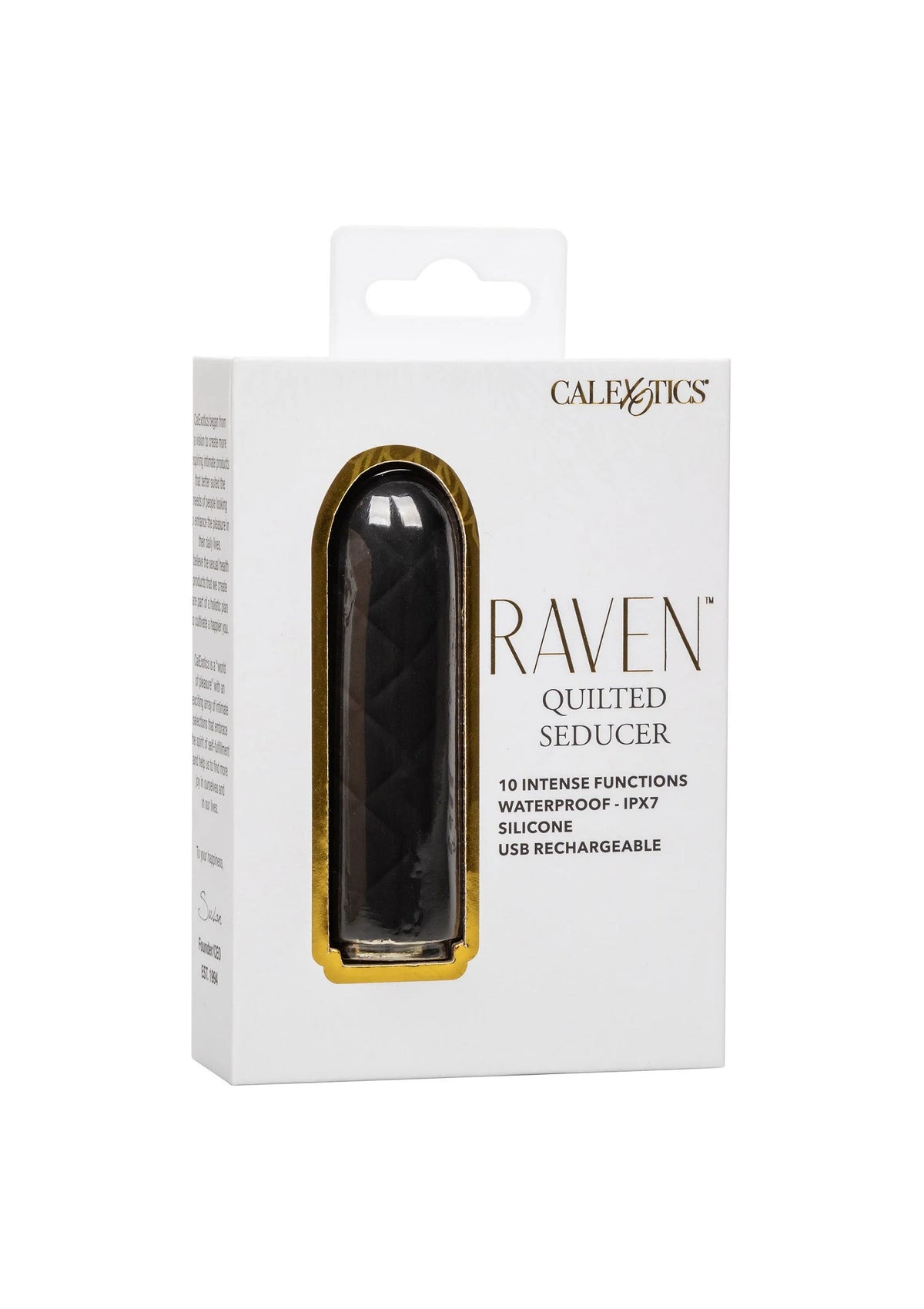 Bestel: Raven Quilted Seducer by CalExotics - bij Happytoys.nl, happytoys.be, Happytoys.ae: erotische sex webshop | liever Happy dan Easy ⭐⭐⭐⭐⭐