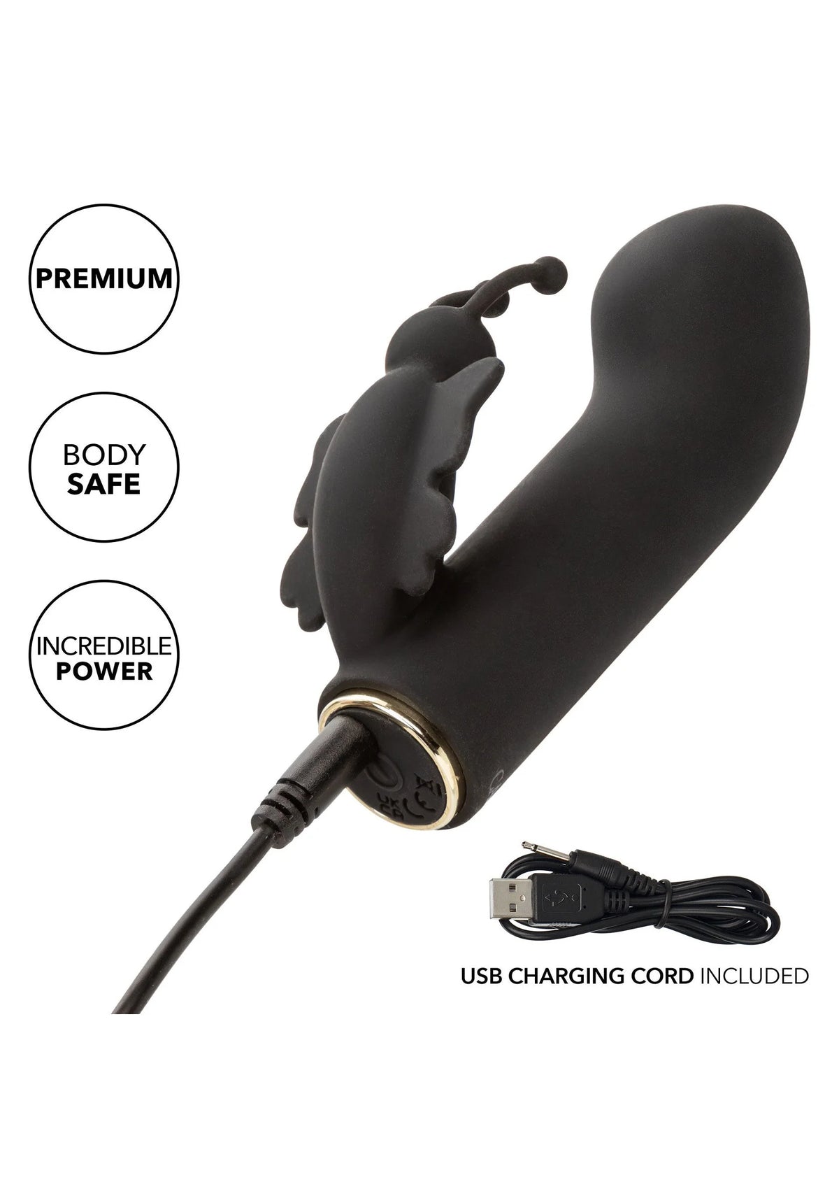 Bestel: Raven Butterfly vibrator by CalExotics - bij Happytoys: de erotische sex webshop | liever Happy dan Easy ⭐⭐⭐⭐⭐