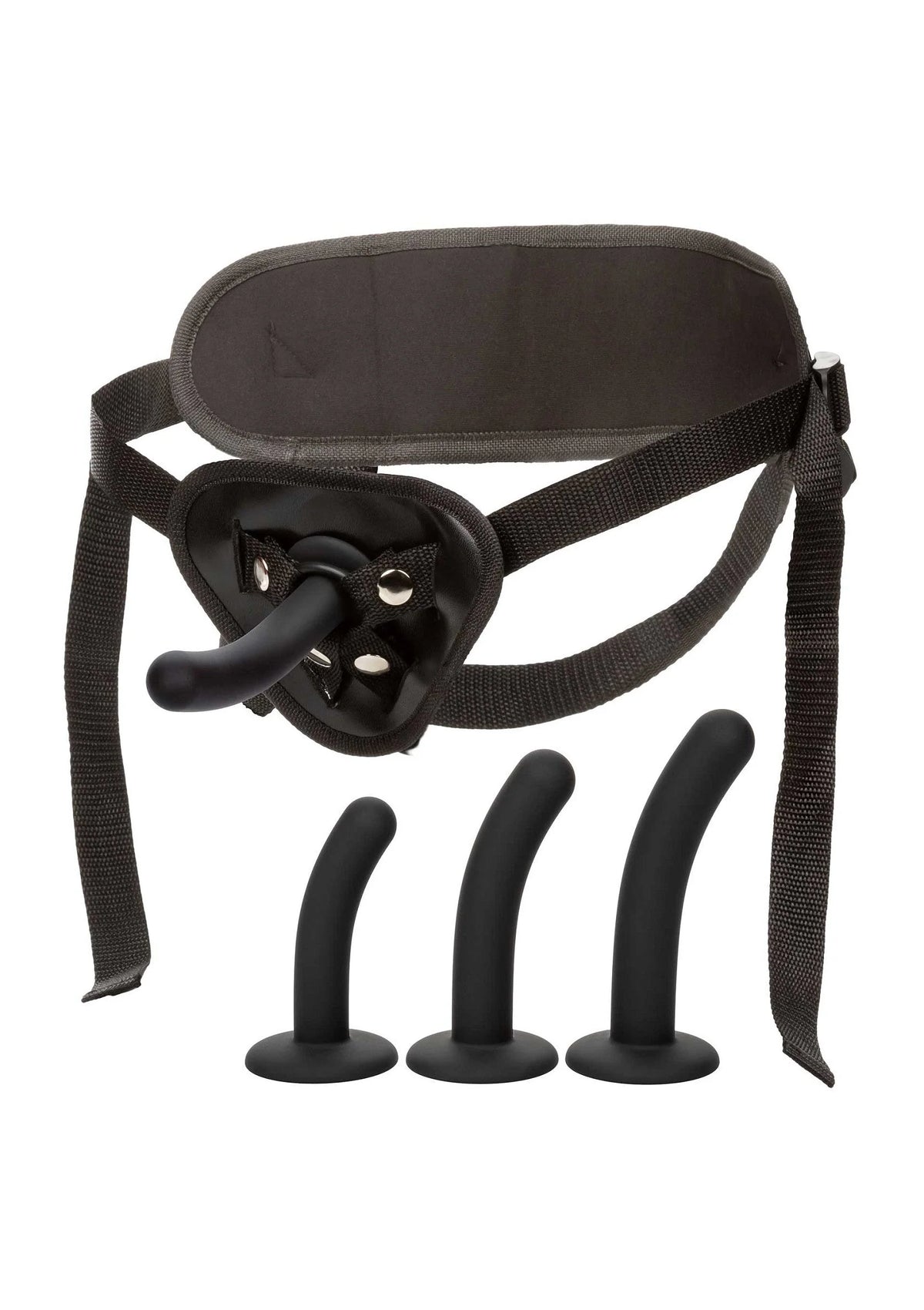 Bestel: Boundless Silicone Curve Pegging Kit by CalExotics - bij Happytoys.nl, happytoys.be, Happytoys.ae: erotische sex webshop | liever Happy dan Easy ⭐⭐⭐⭐⭐ - Default Title - 16656 - BLACK